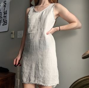 Cynthia Rowley Linen High-Low Mini Dress